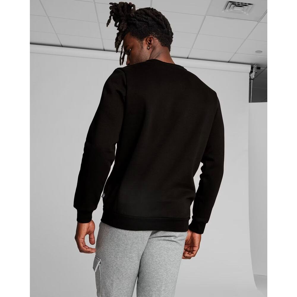 PUMA Essentials Men's Size XS Black Sweatshirt - Picture 6 of 8